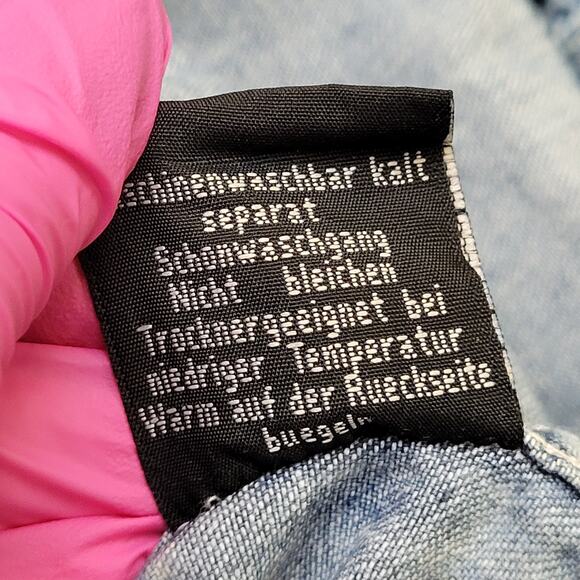 Vintage 1995 Bugs-Bunny Denim Shirt L/XL 23x30 Looney-Tunes - Picture 12 of 16